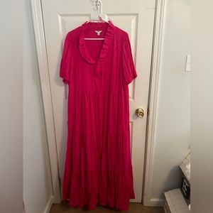 Crown & Ivy Maxi Dress - Bright Pink